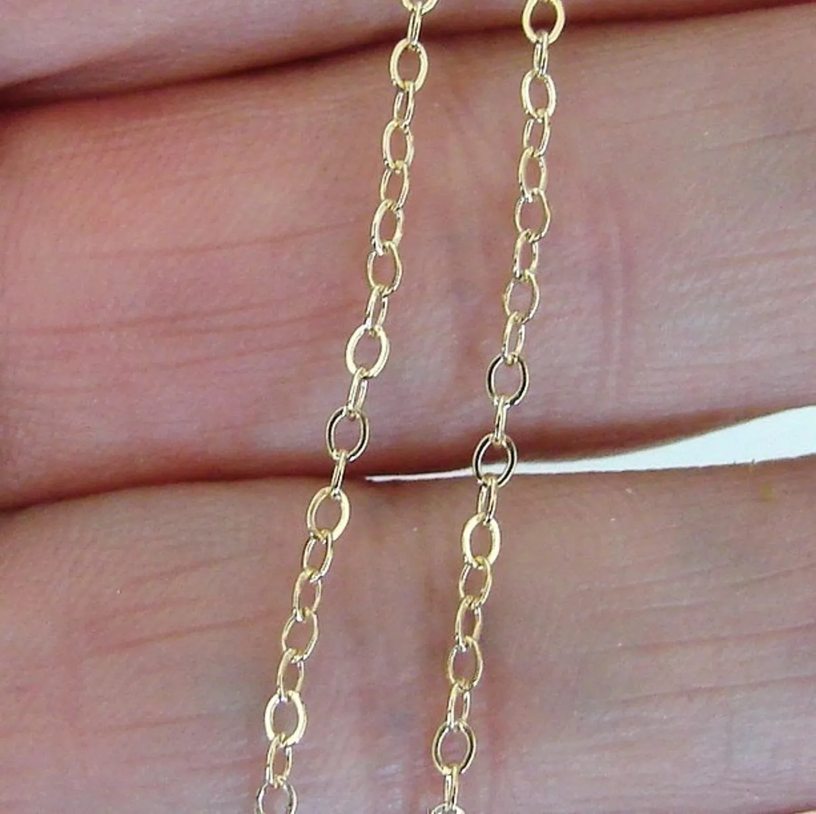 14K GF Cable Necklace 18'