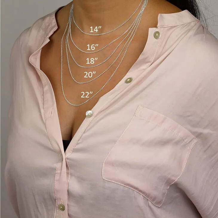Arabic Name Necklace Sterling Silver