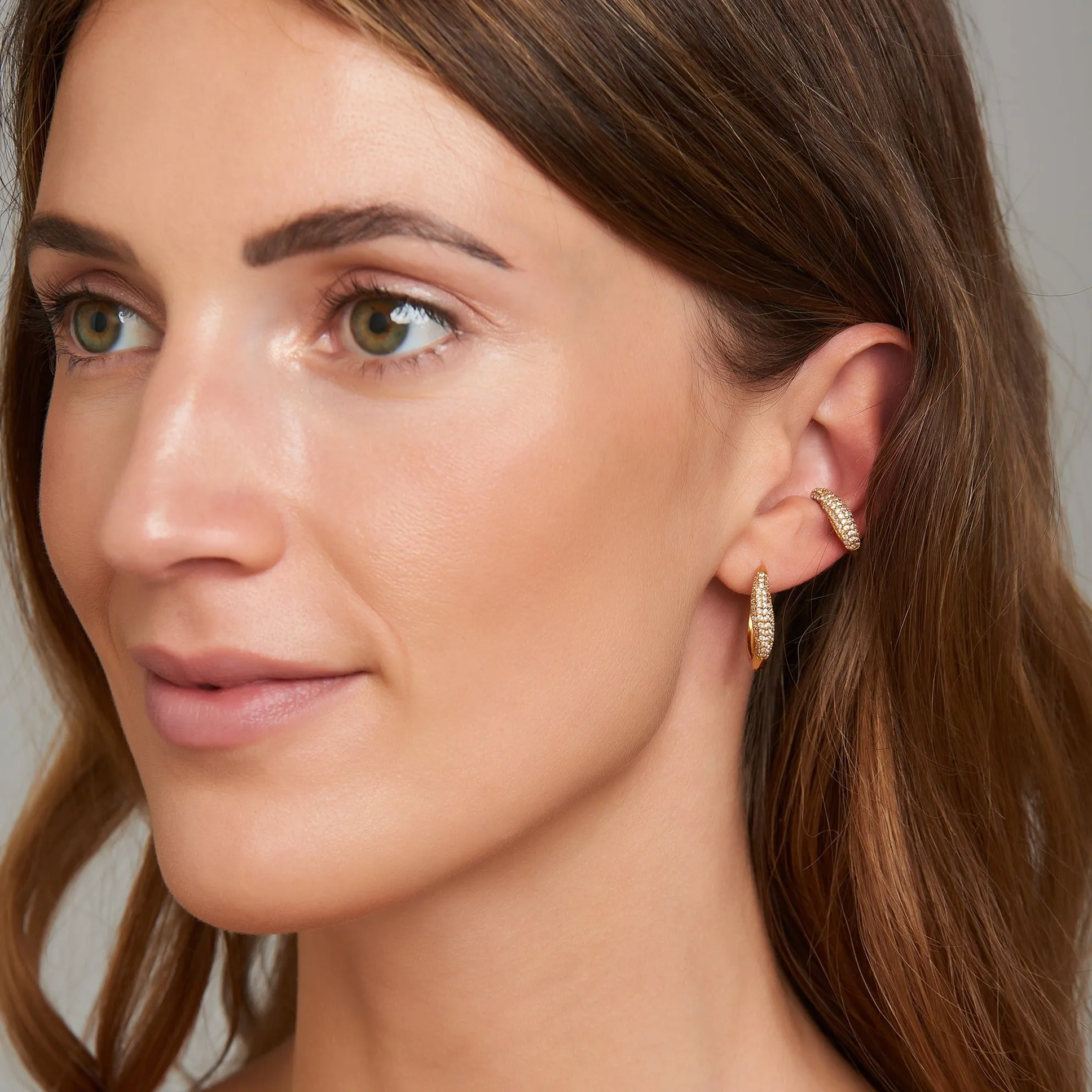 Athena Ear Cuff Topaz - Vermeil