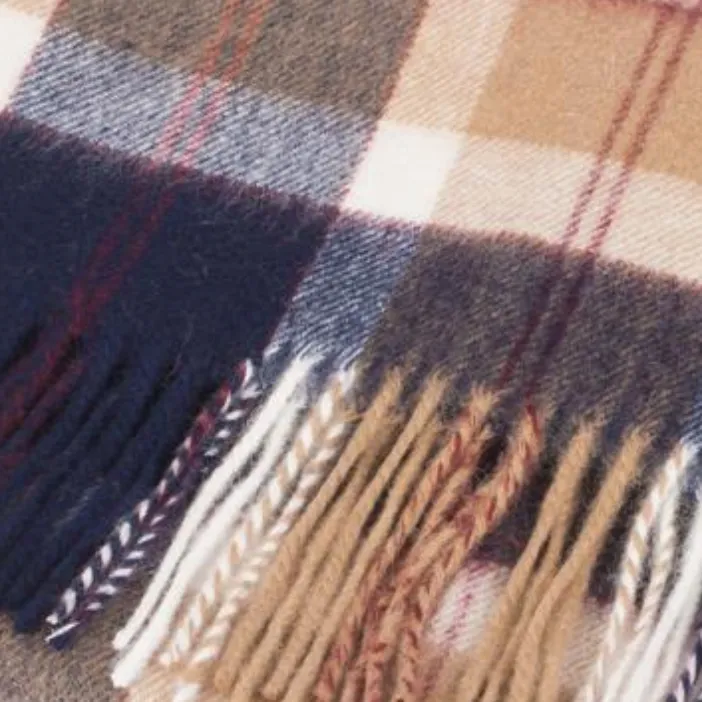 Bannockbane Navy Modern Lambswool Scarf