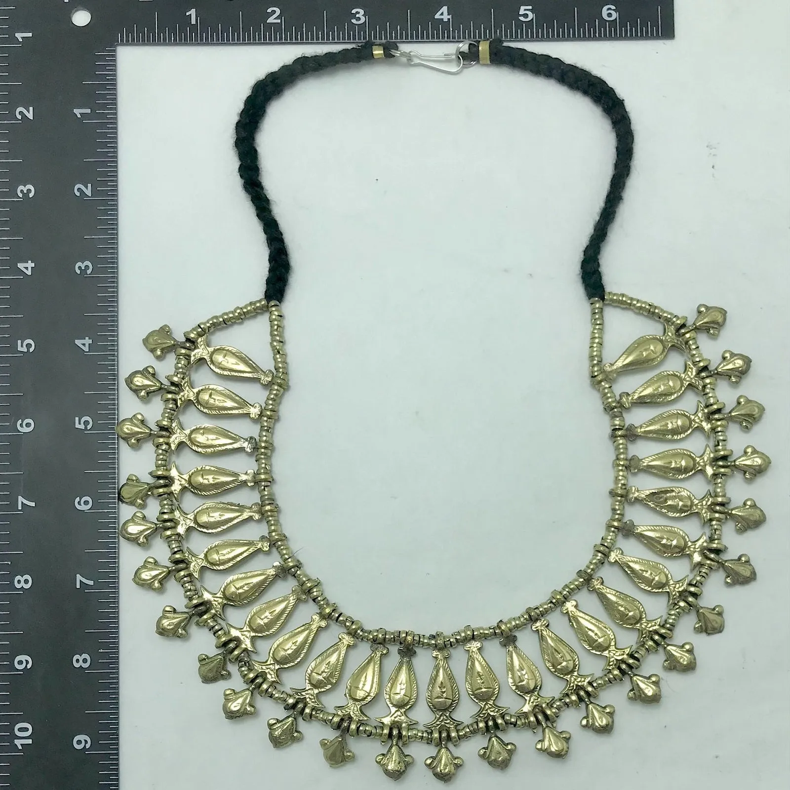 Boho Vintage Tribal Choker Statement Necklace