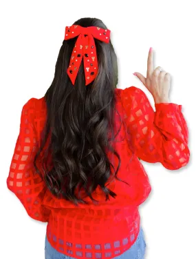 Brianna Cannon Texas Tech Bow Barrette