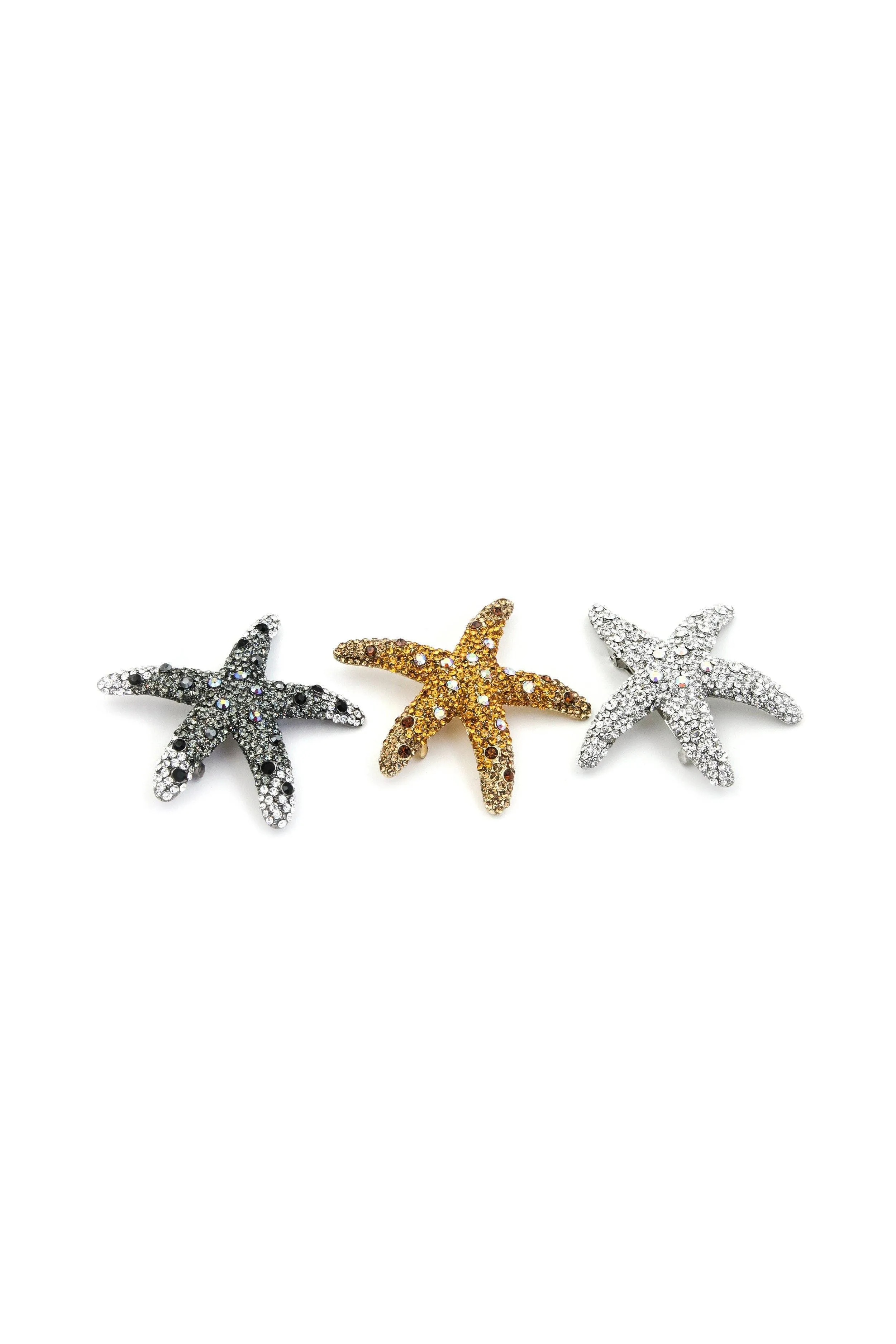 Crystal Dipped Starfish Barrette