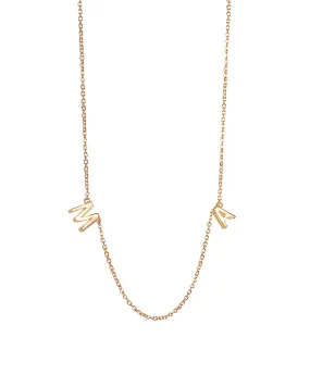 Custom Duo Initials Necklace