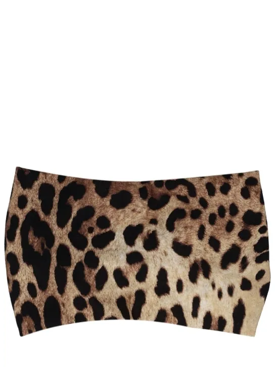 Dolce&amp;Gabbana   Printed cotton headband 
