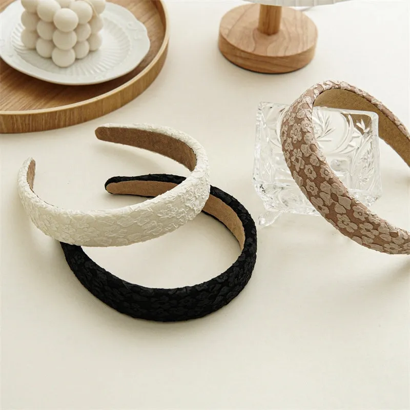 Floral Lace Padded Headband