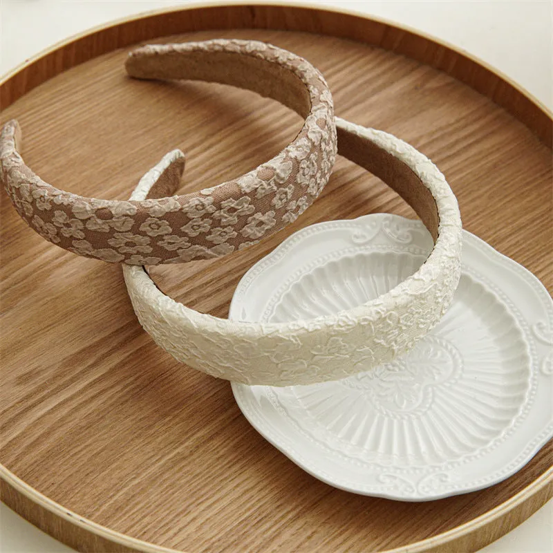 Floral Lace Padded Headband
