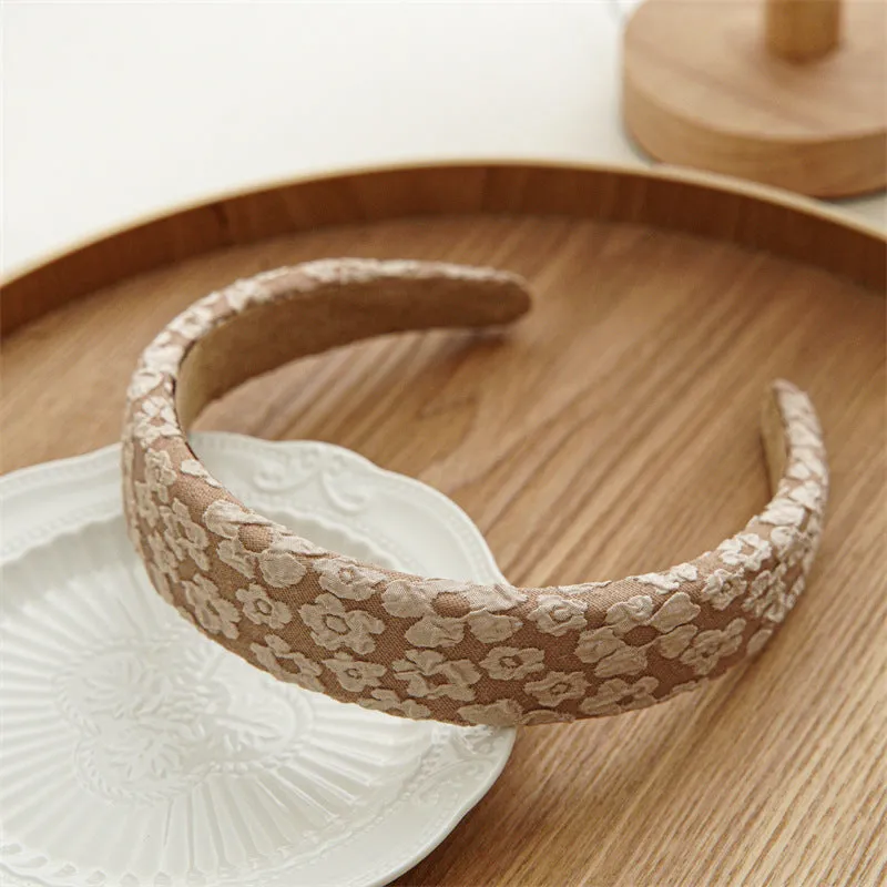 Floral Lace Padded Headband
