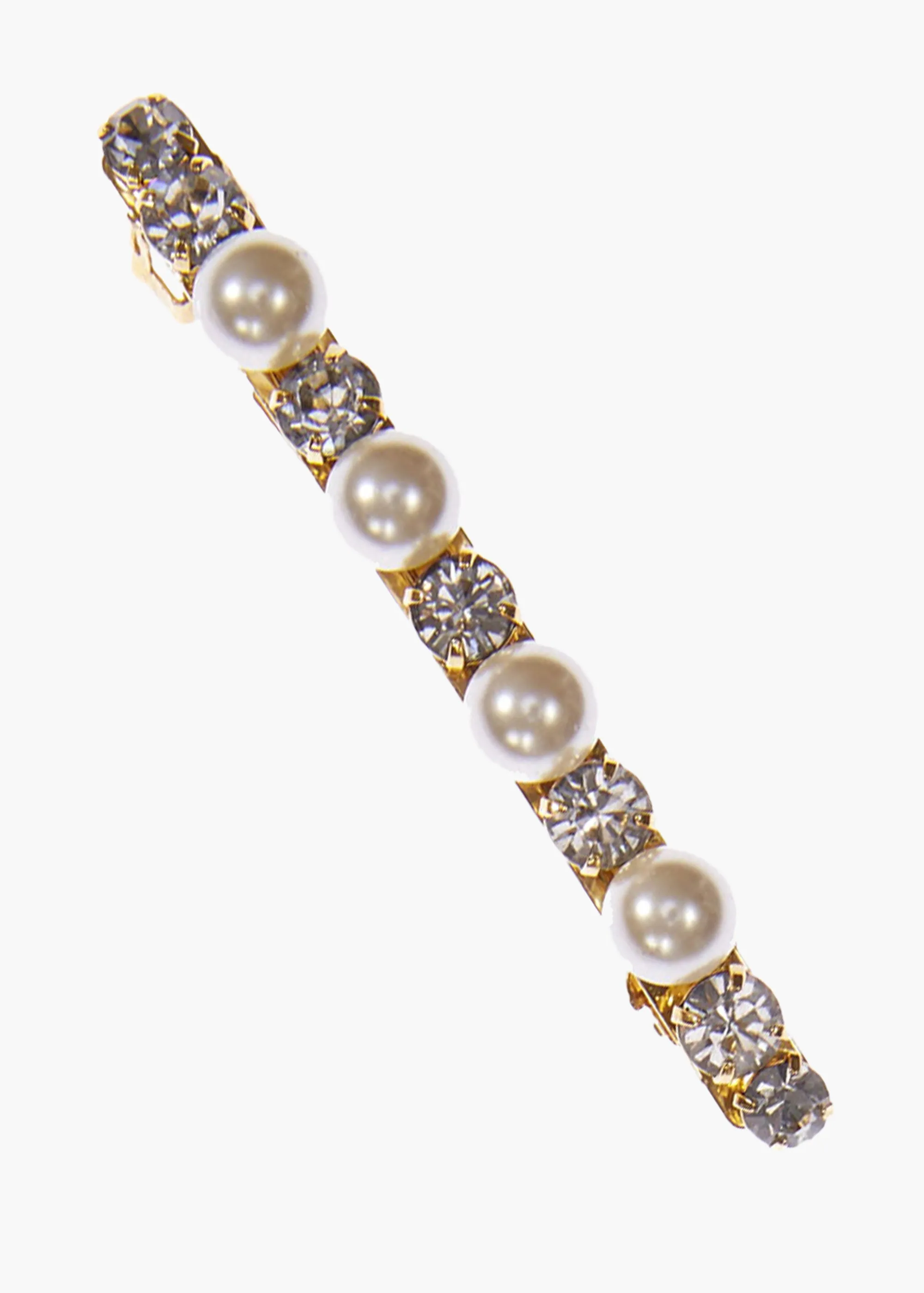 Gigi Barrette -- Crystal Antique Gold