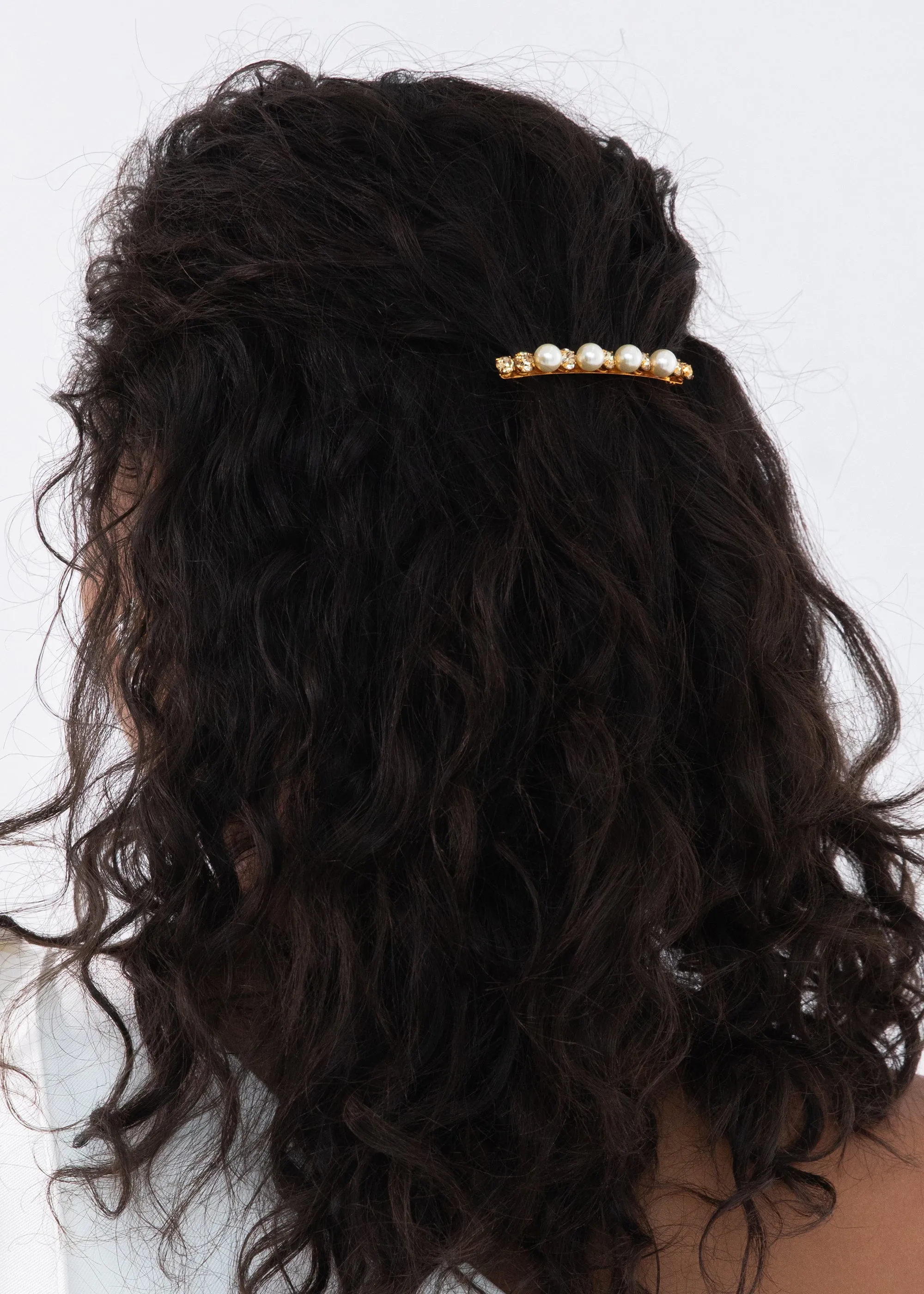 Gigi Barrette -- Crystal Antique Gold