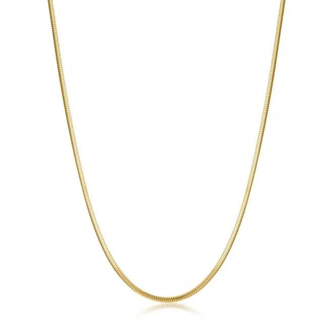 Gold Snake Chain Necklace N038-01G