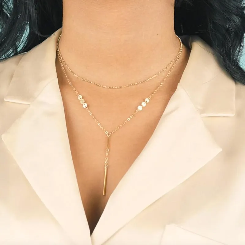 Golden Necklace Set