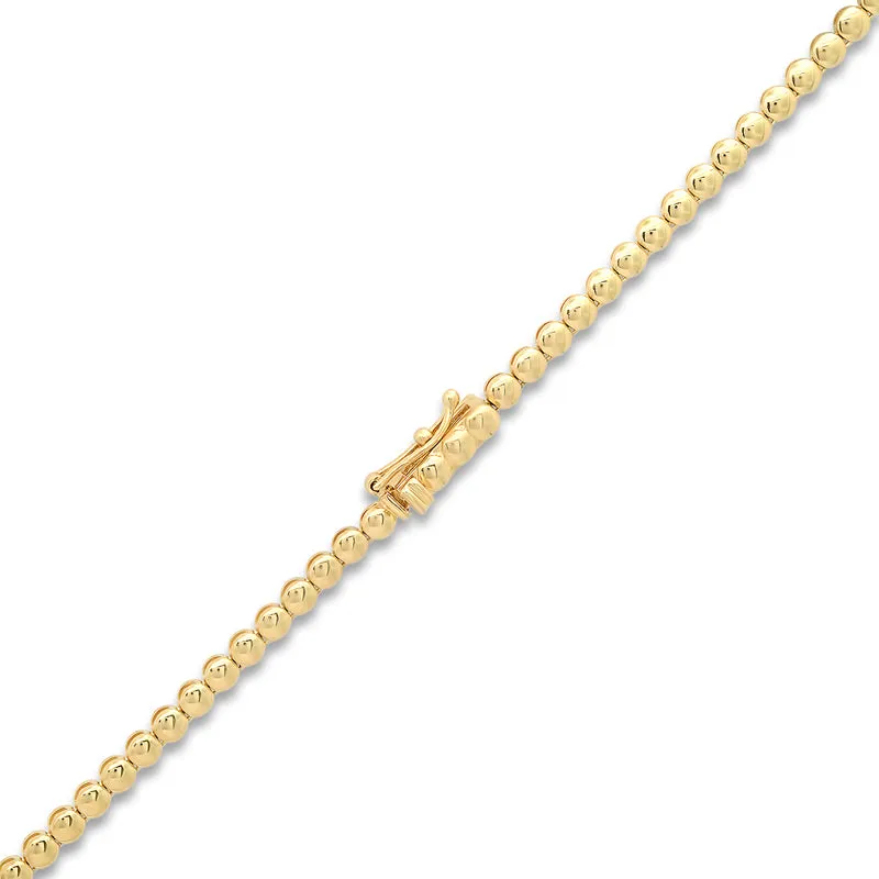 Graduated Turquoise Tennis Necklace