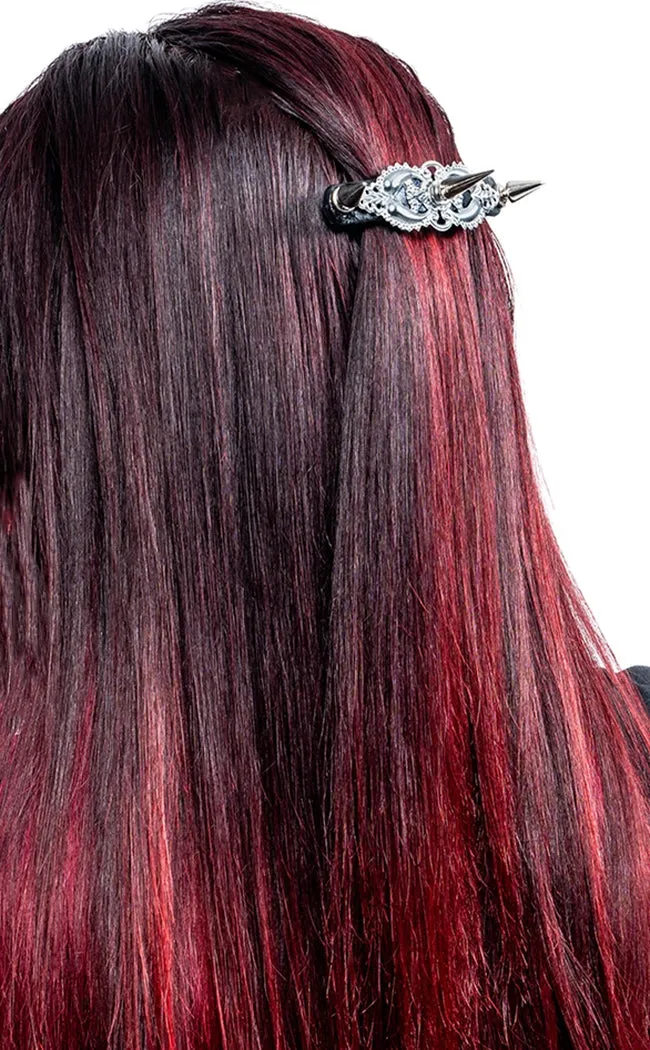 Grave Risk Spiked Hair Clip Barrette