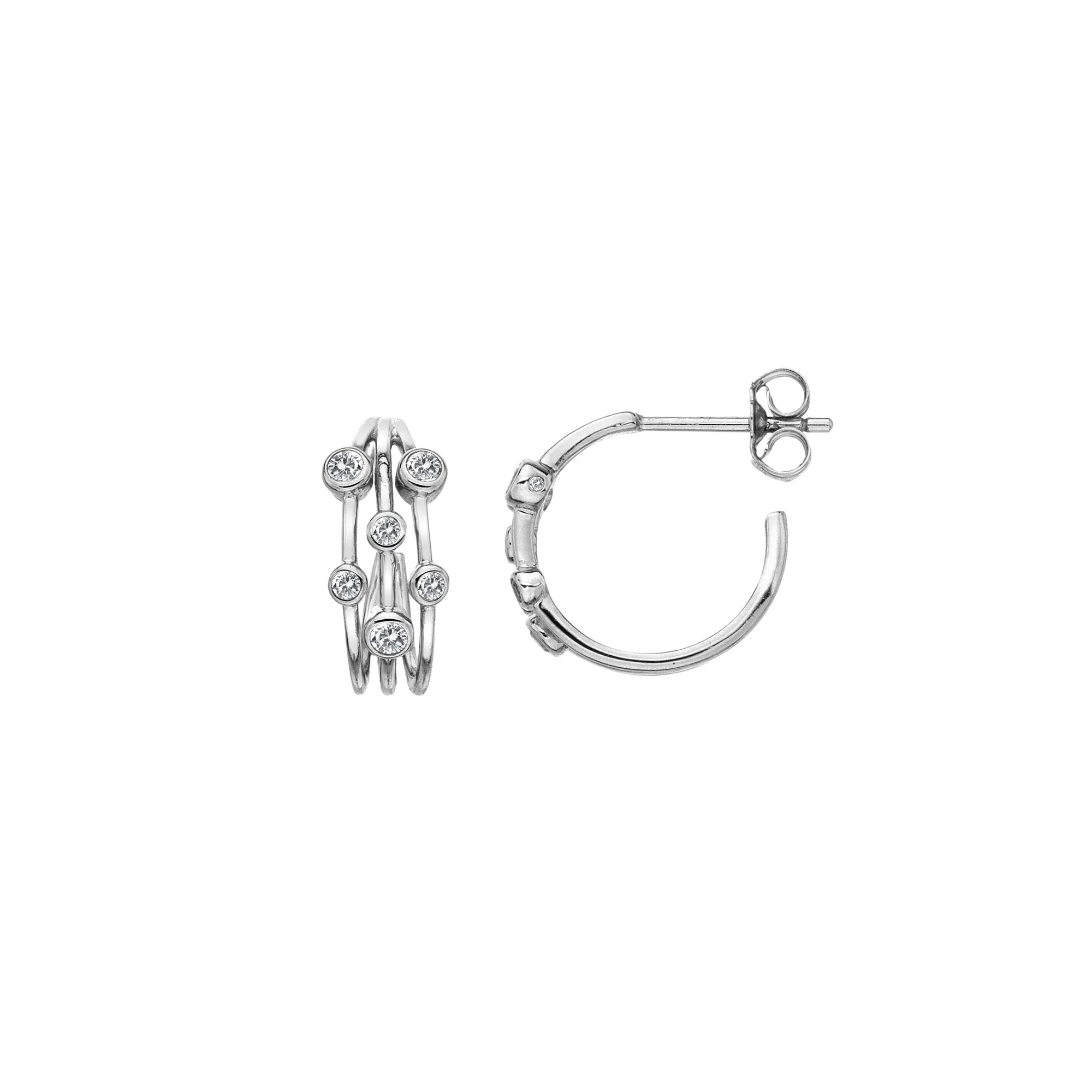 Hot Diamonds Silver Tender Statement Earrings | Sterling Silver