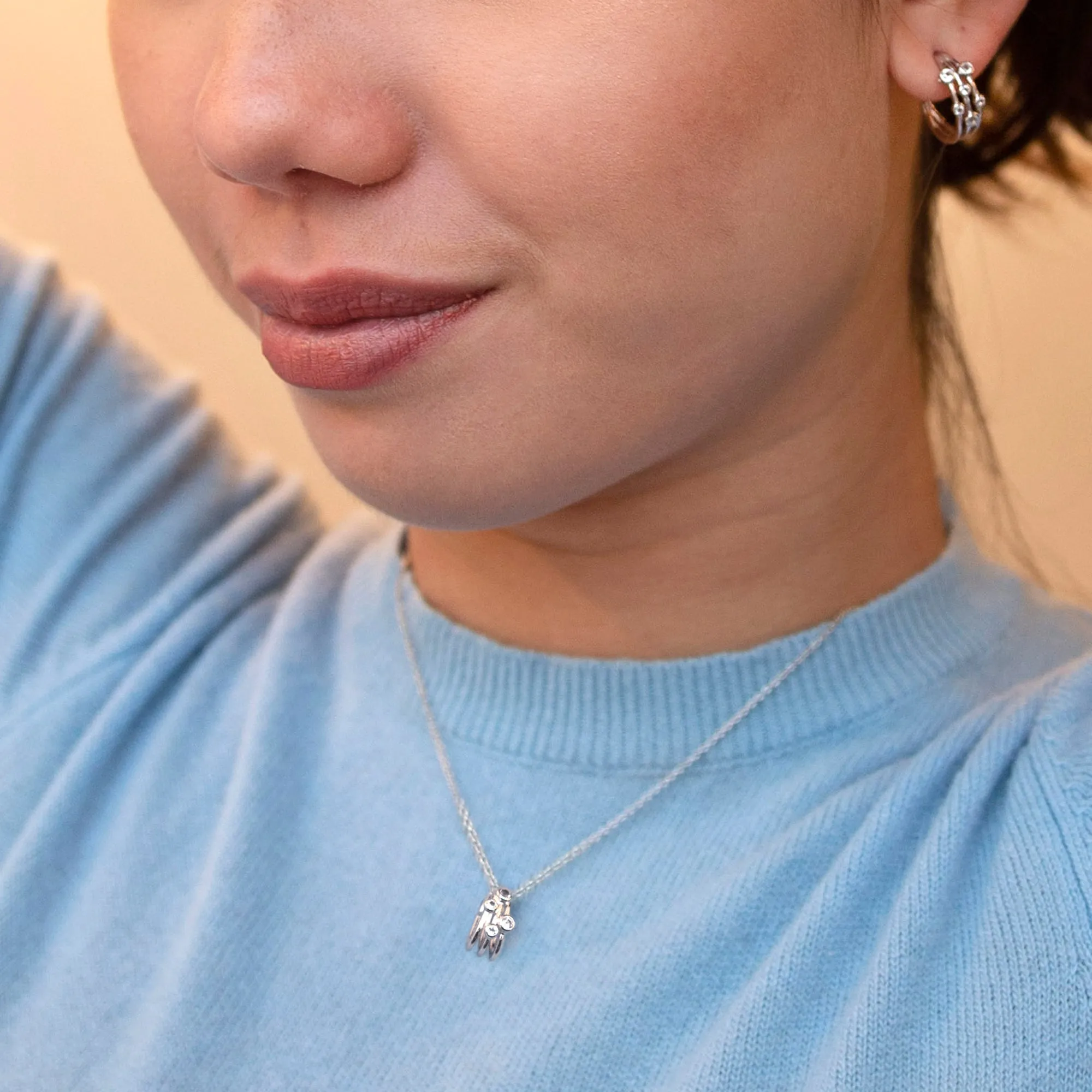 Hot Diamonds Silver Tender Statement Earrings | Sterling Silver