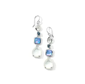 IPPOLITA Rock Candy 4-Stone Mixed Shape Drop Earrings in Corsica