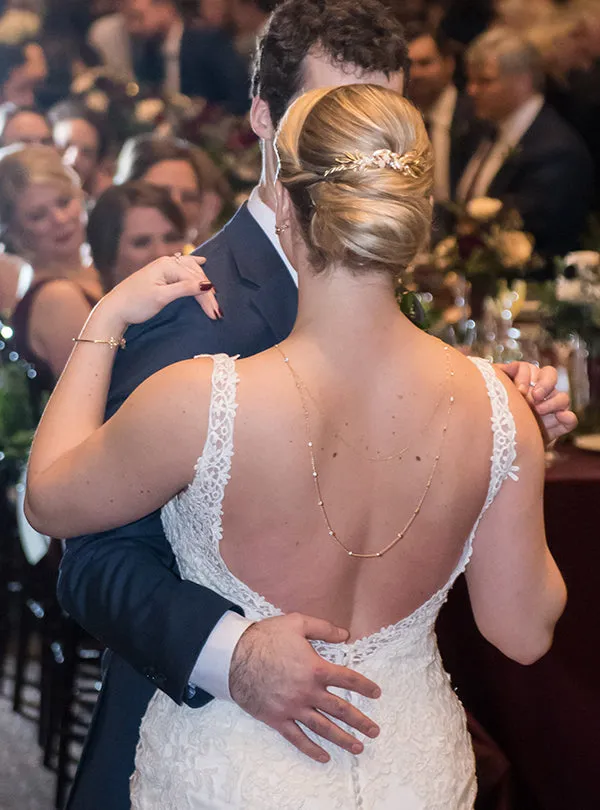 Lacey U Drape Back Necklace