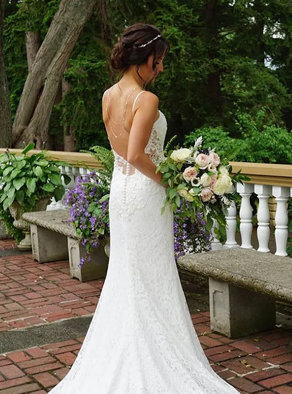 Lacey U Drape Back Necklace