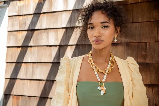 Lizzie Fortunato Jewels - Floating Fields Necklace