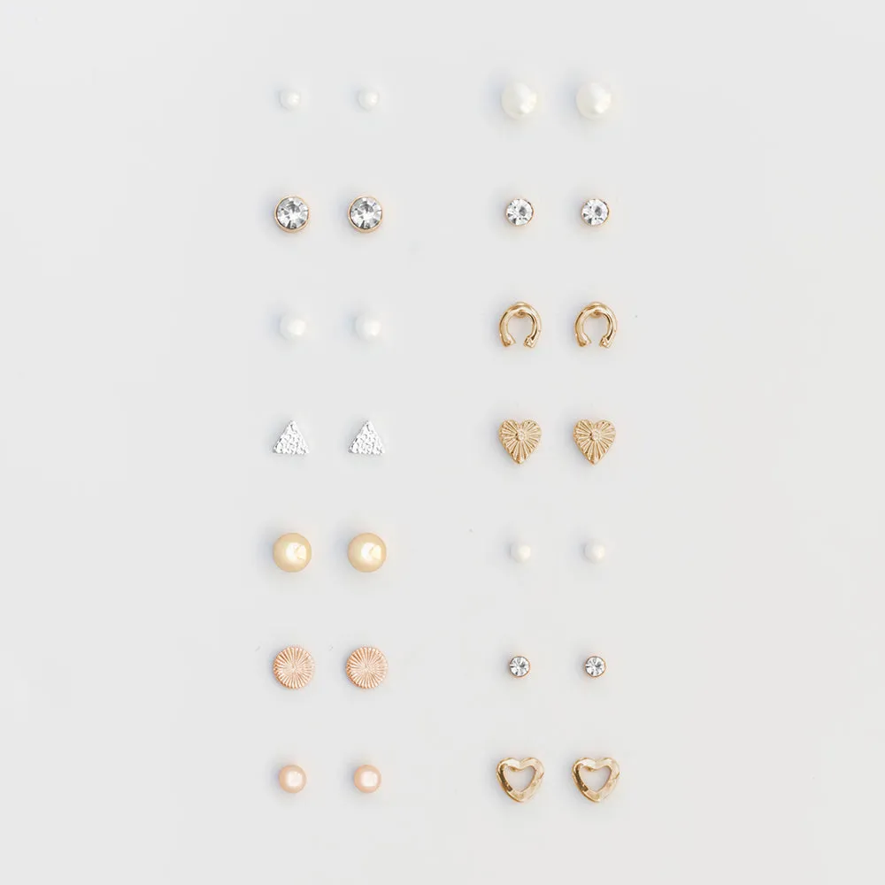 Love For Everyday 14 Piece Earring Set