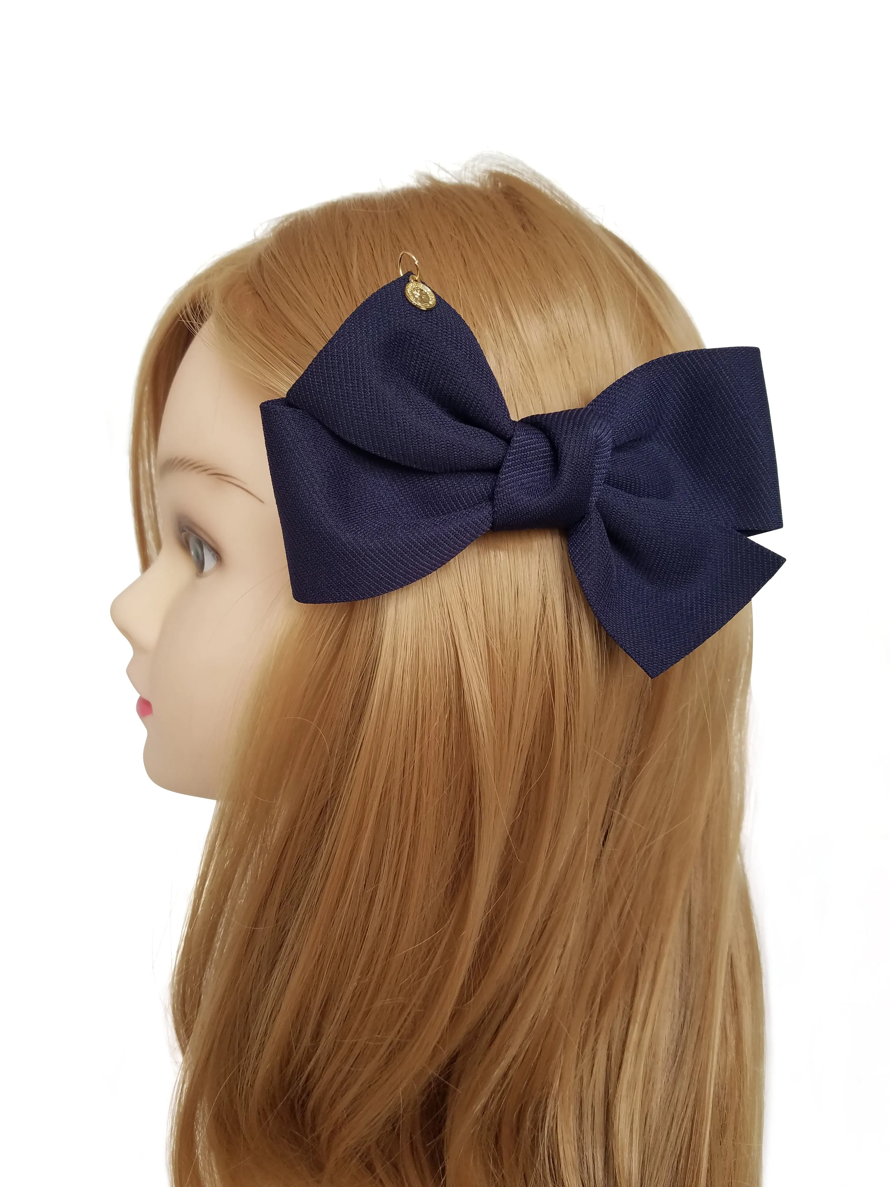 Lrg Bow Knot Barrette Hair Clip