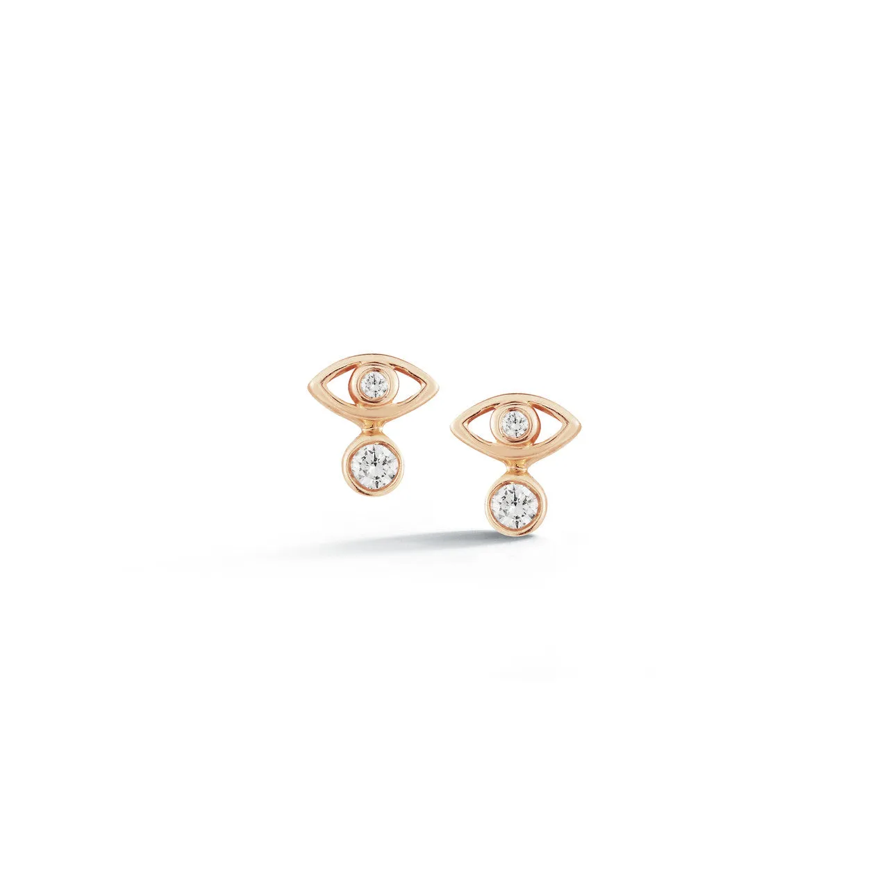 Lulu Jack Stacked Evil Eye Studs
