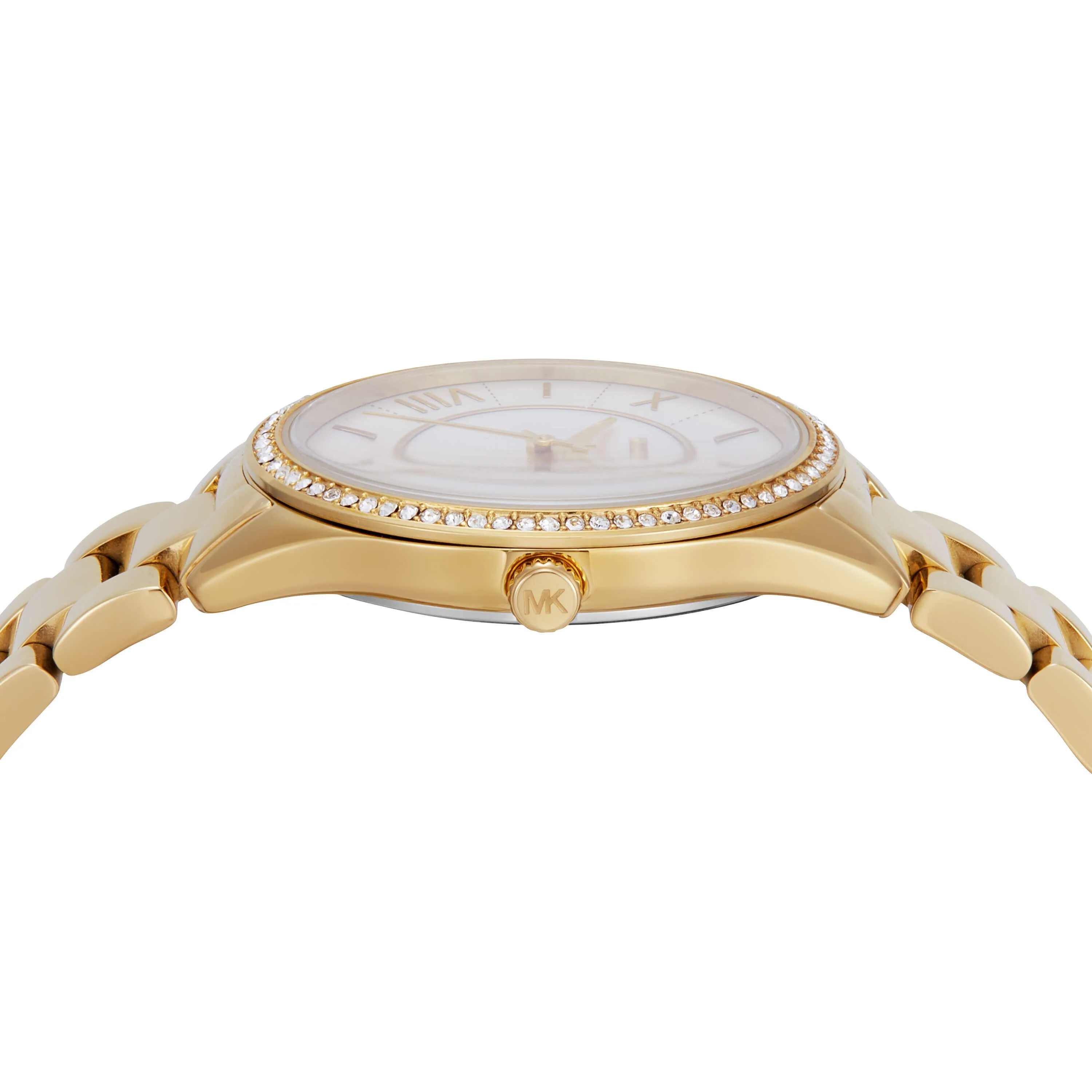 Michael Kors Lauryn Gold Tone Analogue Watch MK4849SET