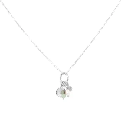 Mini Gemstone Charm Necklace