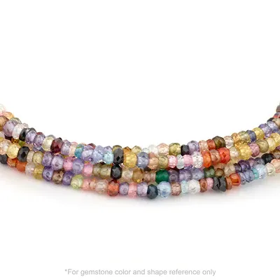 Mini Gemstone Charm Necklace