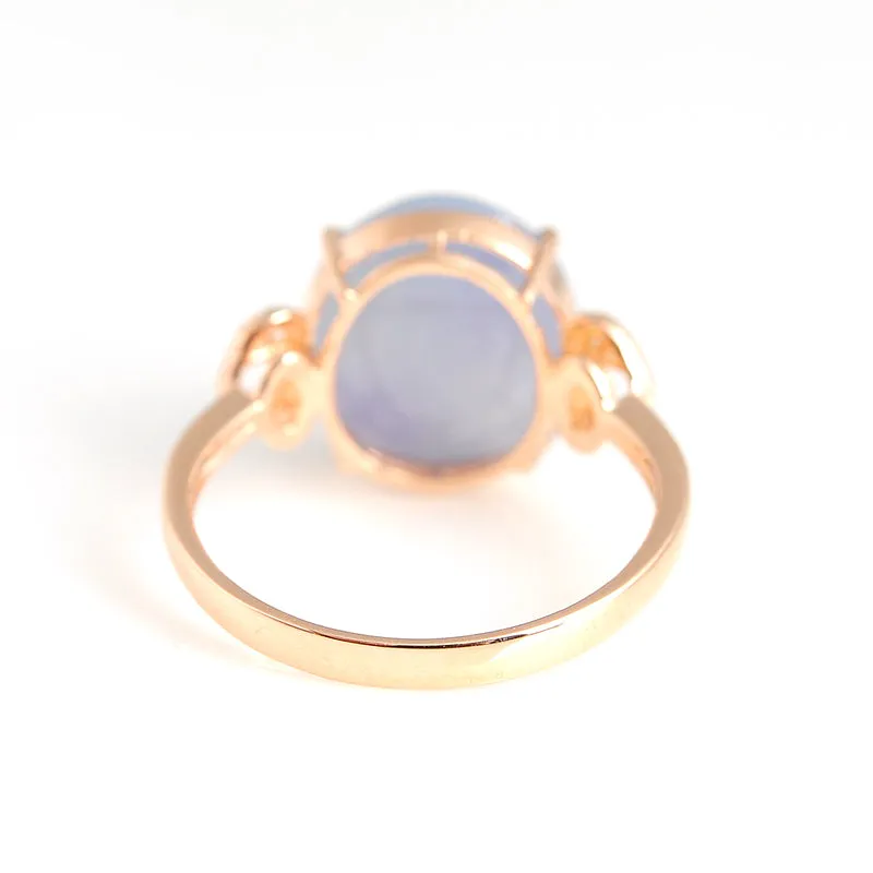 Natural Jade Ring Jadeite Gold Ring RG63