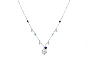 NOTT PENDANT MULTI CHARM NECKLACE