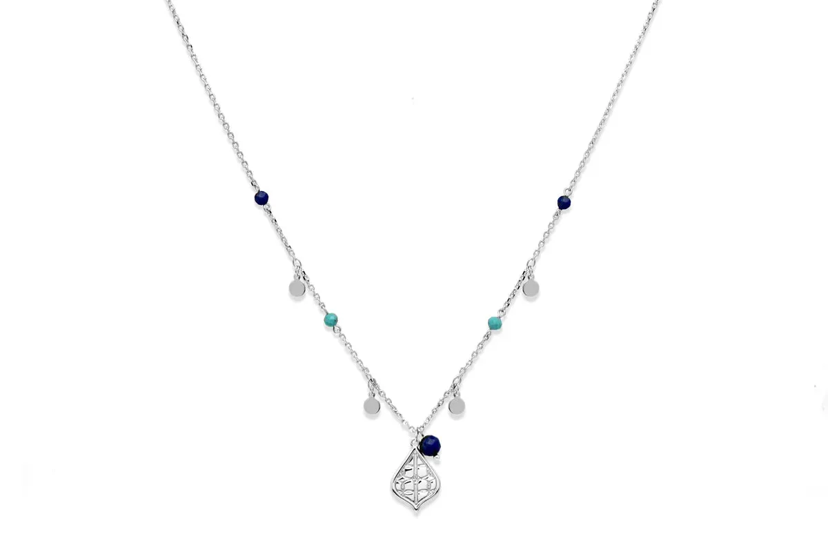NOTT PENDANT MULTI CHARM NECKLACE