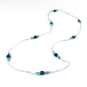 Ocean Blues Beaded Necklace