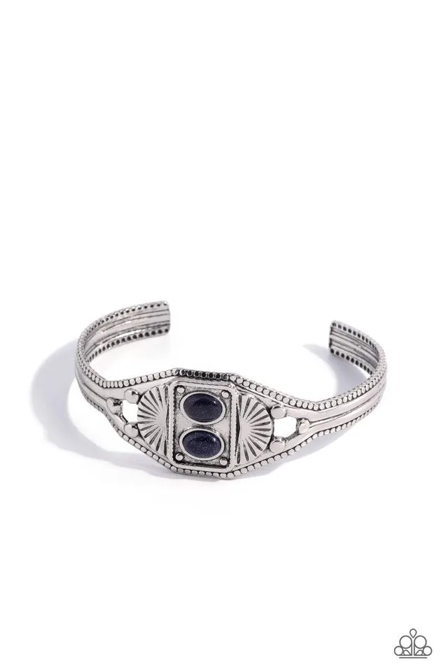 Paparazzi Bracelet ~ Aztec Allure - Blue