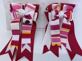 PonyTail Bows- Cool Shades Fuchsia