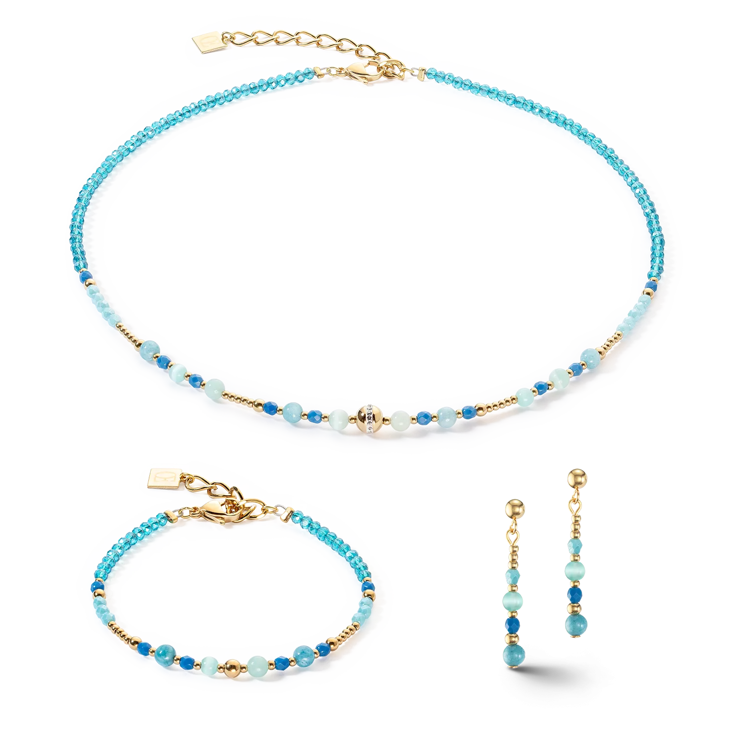 Princess Spheres earrings turquoise