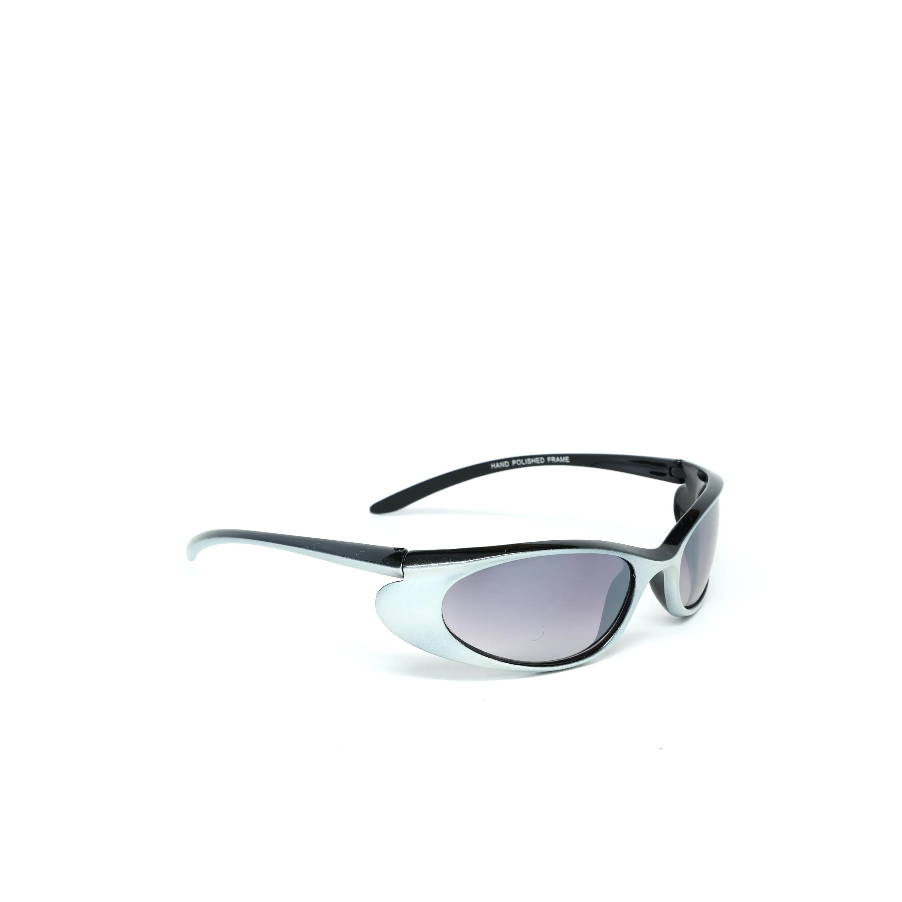 Prototype 2 Classic Hue Dual Colored Visor Sunglasses - Grey/Black