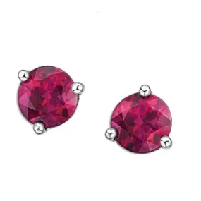 "Pinky" Pink Topaz Studs