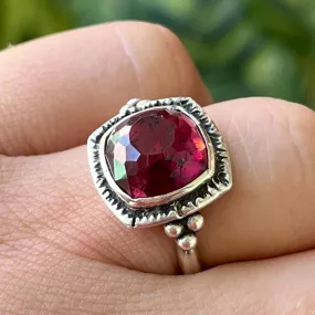 Rhodolite Garnet Ring- Sz 8
