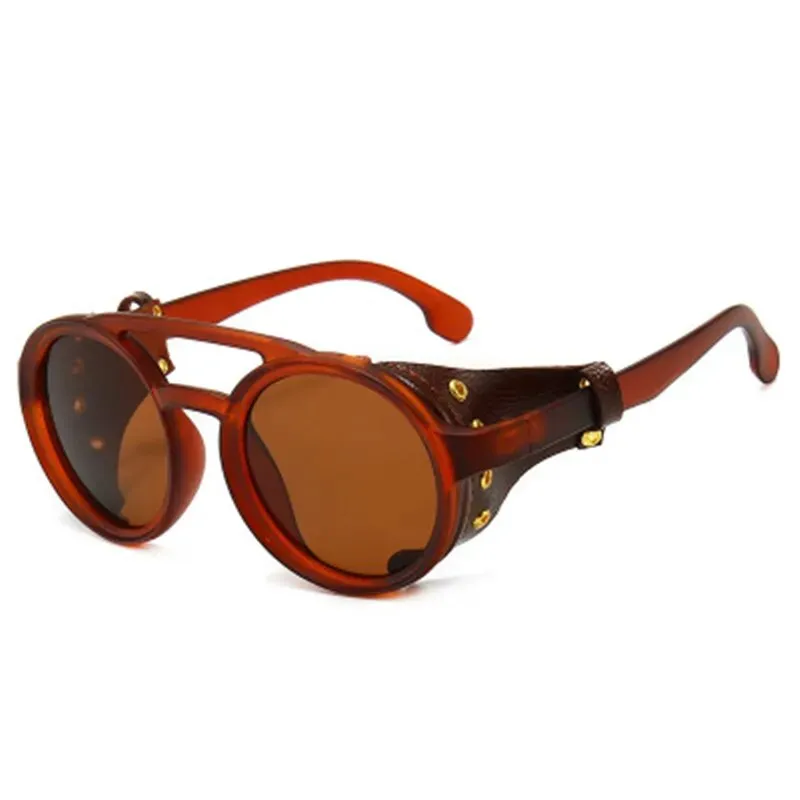 Round Retro SteamPunk Style Glasses