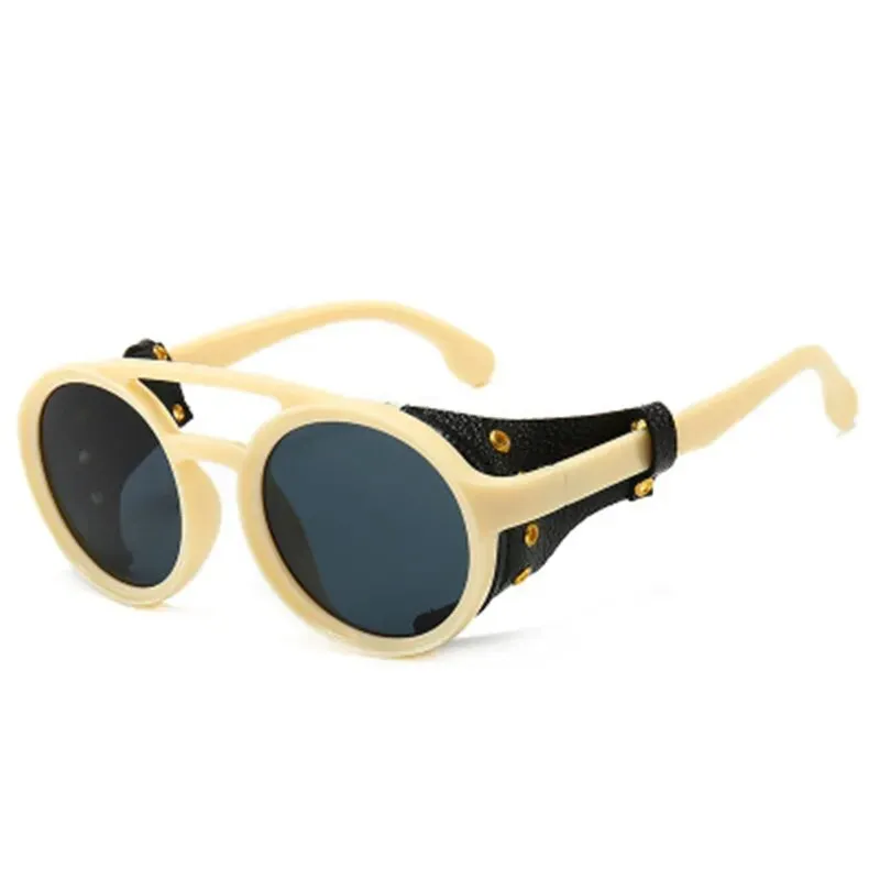 Round Retro SteamPunk Style Glasses