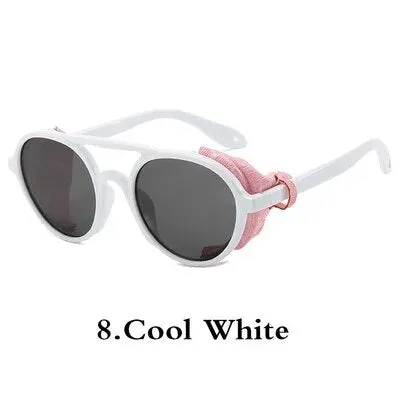 Round Retro SteamPunk Style Glasses