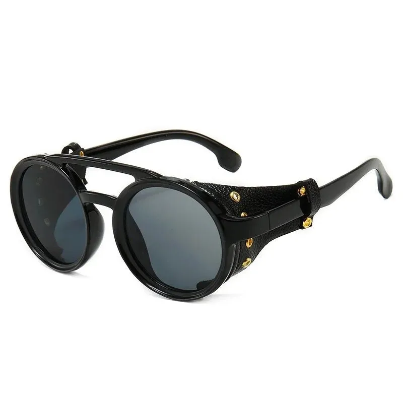 Round Retro SteamPunk Style Glasses