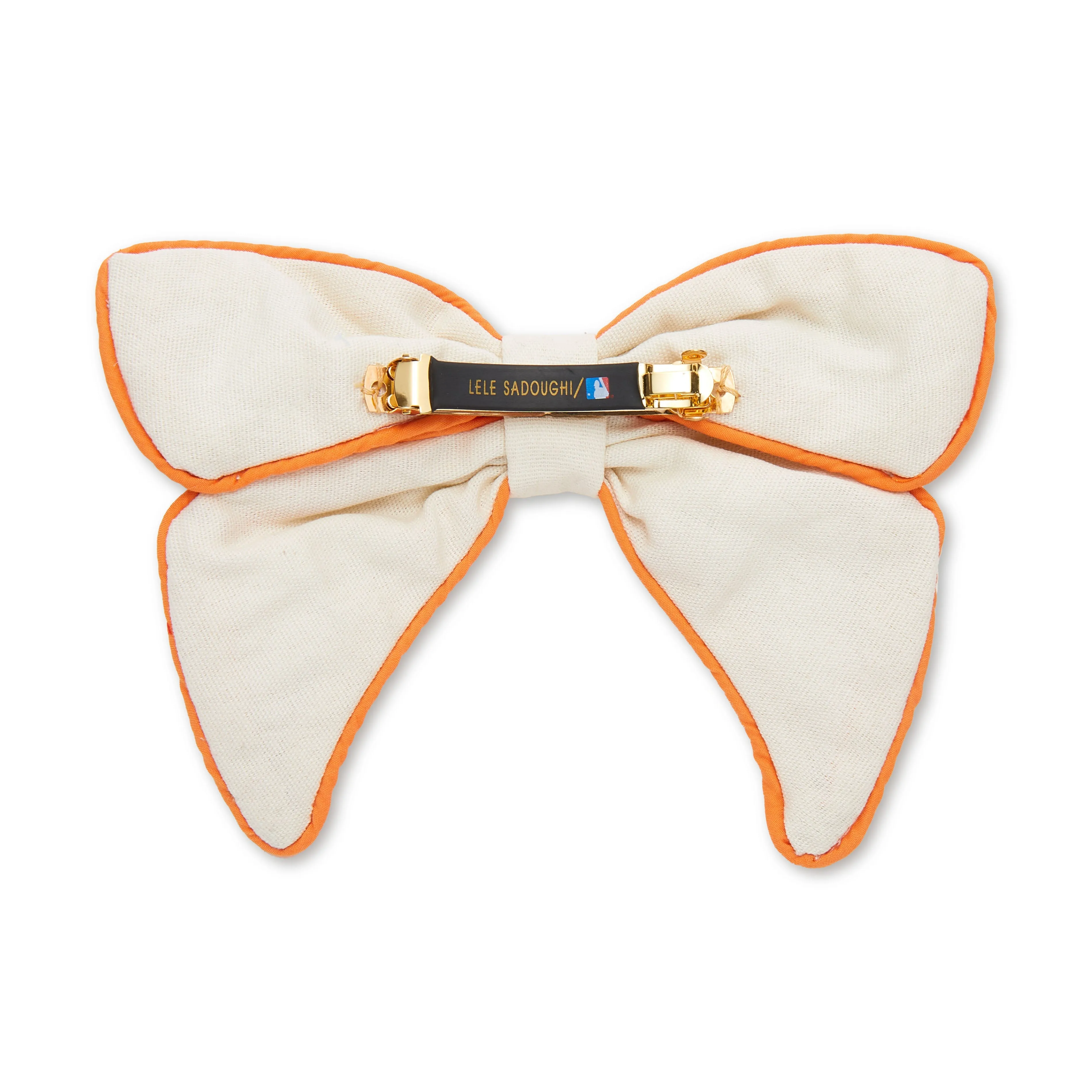 SAN FRANCISCO GIANTS LELE SADOUGHI / MLB IVORY BOW BARRETTE