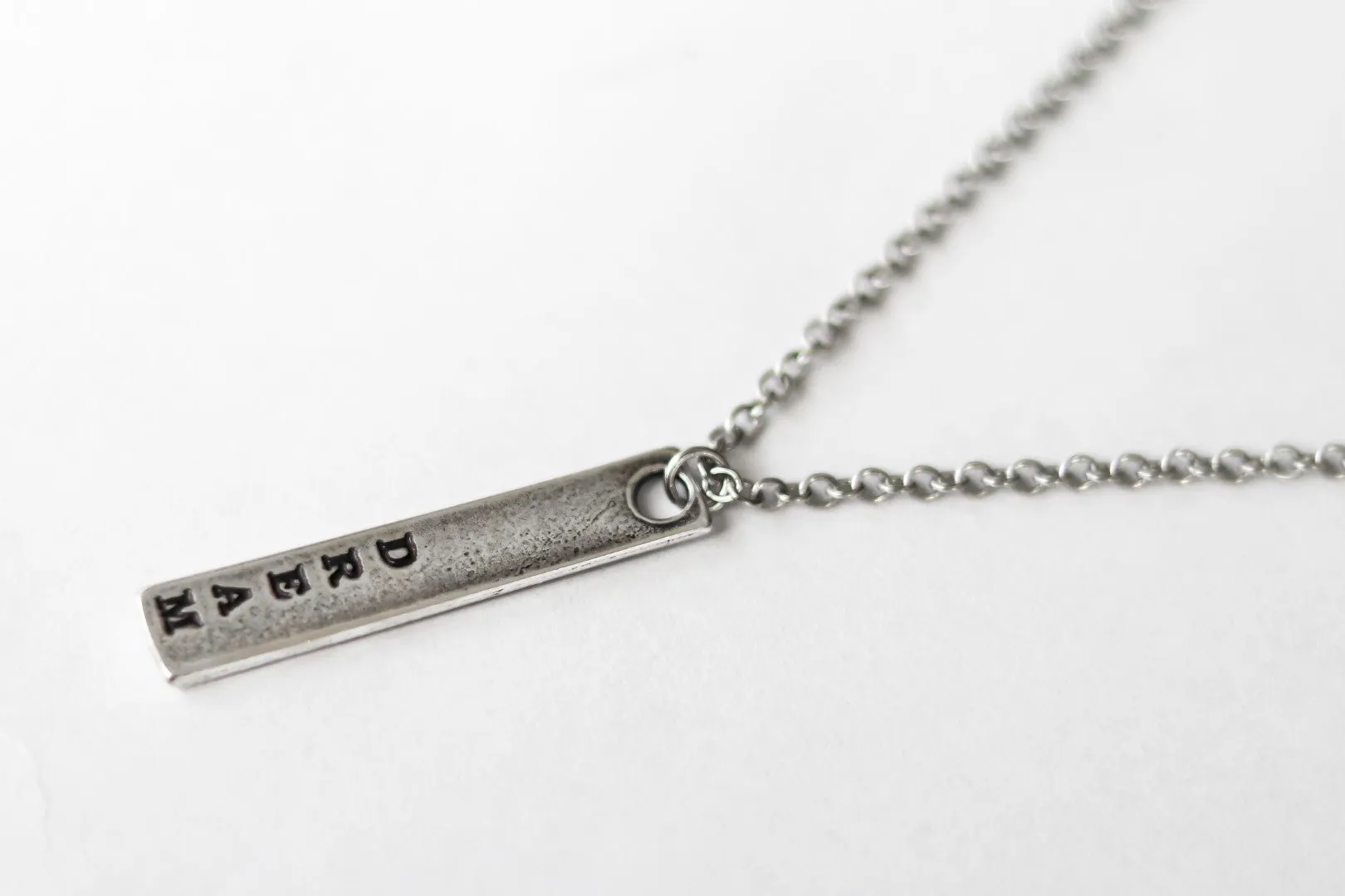 Silver dream chain necklace for men