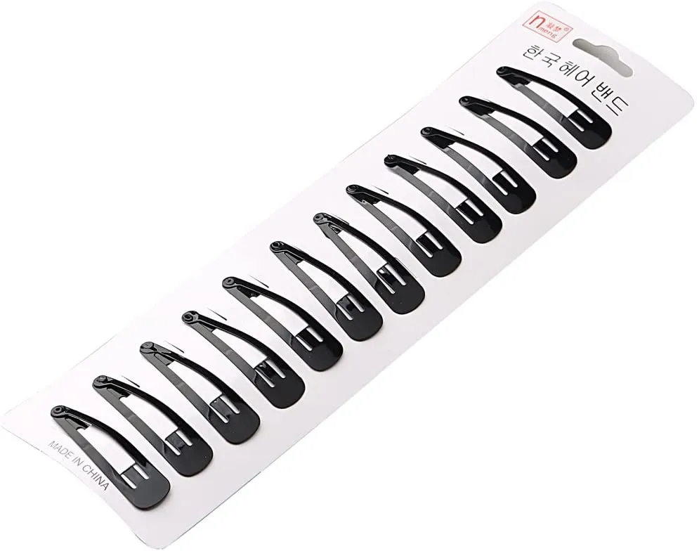 Snap Barrettes 36 Pieces