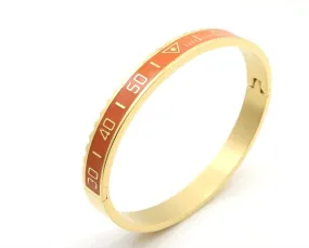 Speedometer Bangle - Orange