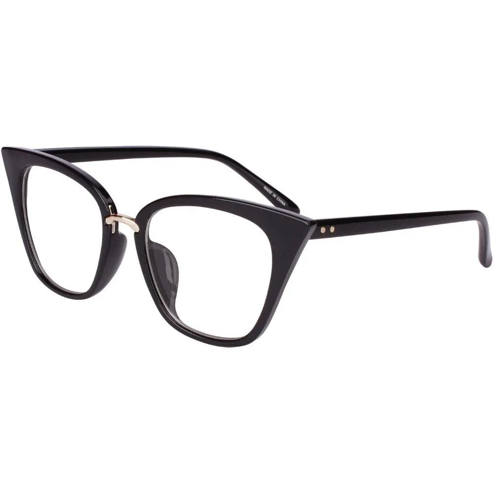 Stylish Women's Cat Eye Eyeglasses - Model A97093