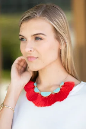 The Look Of Love Necklace, Turquoise